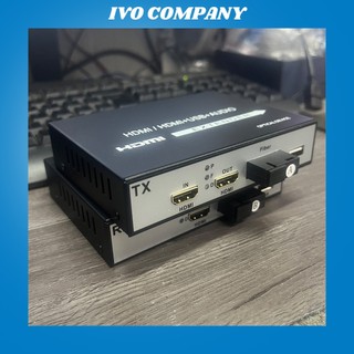 Cặp Converter Quang HDMI và USB 1080P