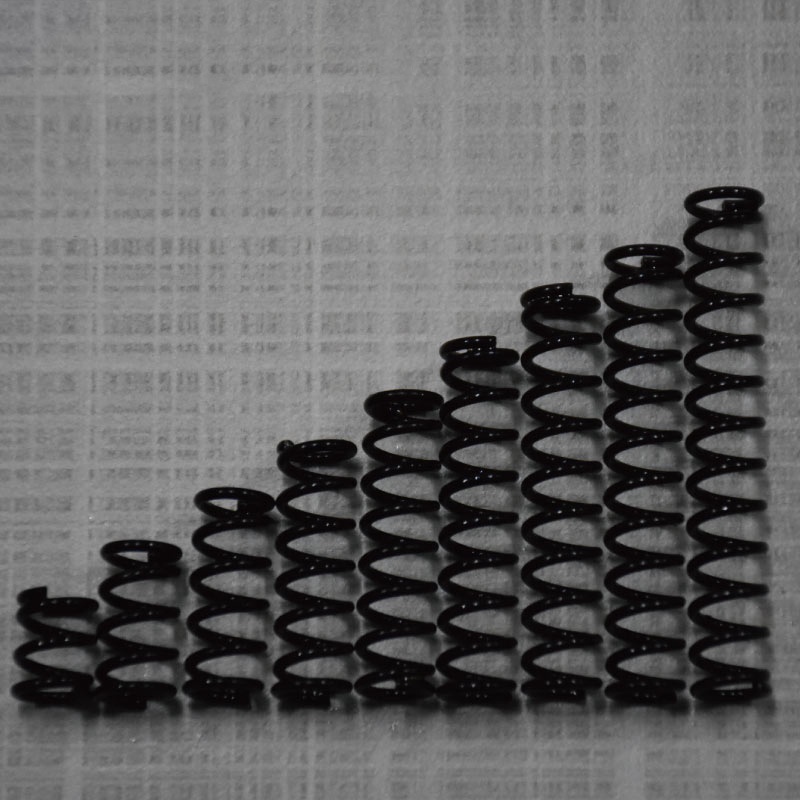 Lò Xo Nén Chất Liệu Thép Mangan 65Mm Màu Đen Đường Kính 1.2 / 1.4 / 1.5 / 1.6 / 1.8 / 2mm