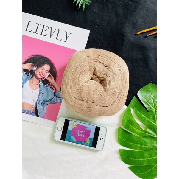 Sợi Lụa Nhật 100% Silk - Sợi chập  - Sợi rất mền bóng, siêu nhẹ và mát dùng đan móc sản phẩm mùa hè