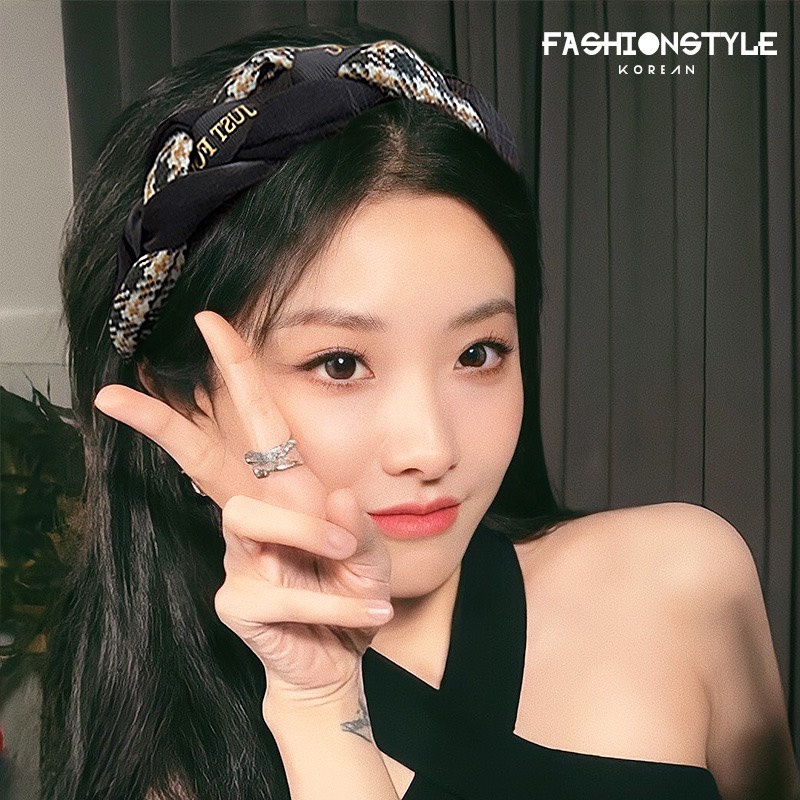 Băng đô cài tóc bản to IDOL siêu sang Phụ kiện cài tóc nữ