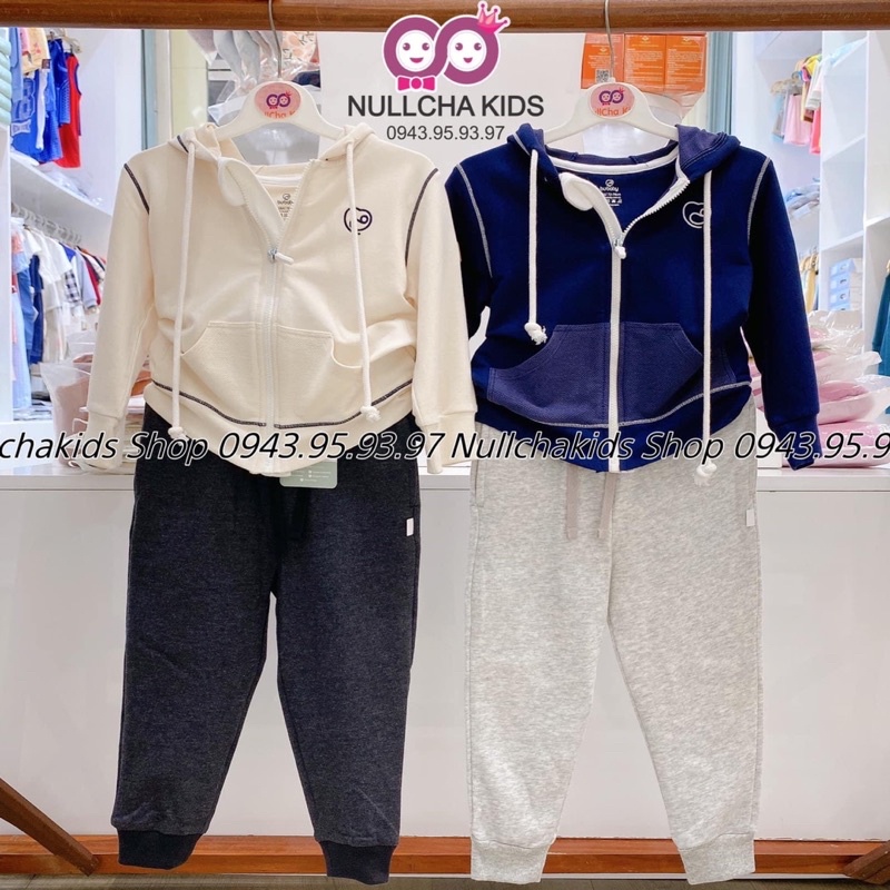 Áo dài tay khóa giữa BU Terry