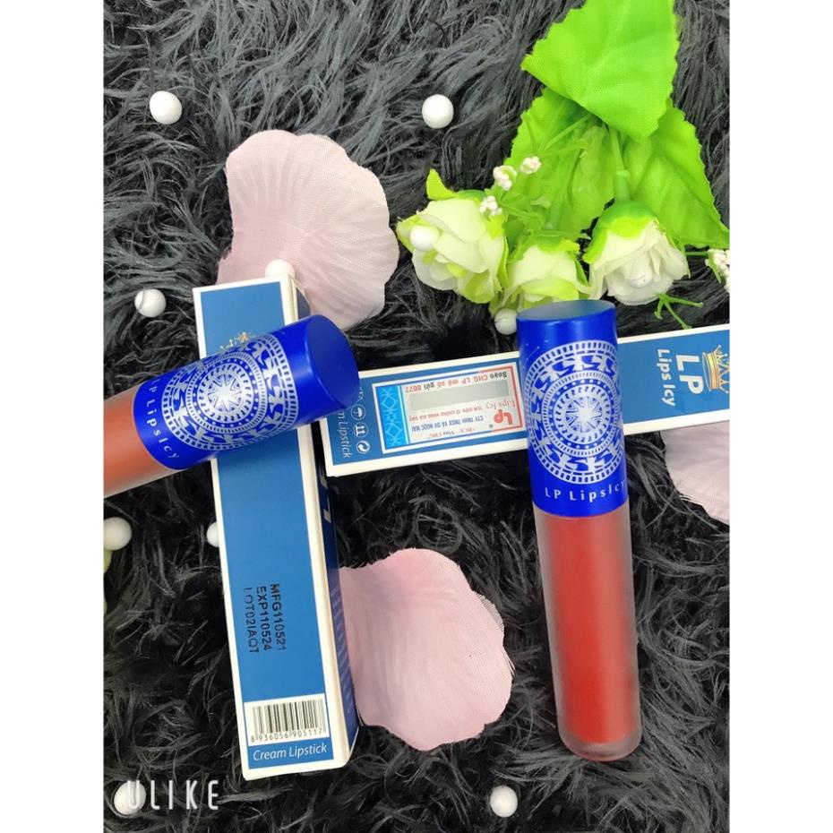 Son kem siêu lì LP lipsicy chuẩn màu siêu mịn dưỡng môi lâu trôi 7g