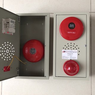 Vỏ tổ hợp chuông, đèn, nút ấn báo cháy/ vỏ tổ hợp nổi/ hộp tổ hợp chuông đèn nút ấn báo cháy