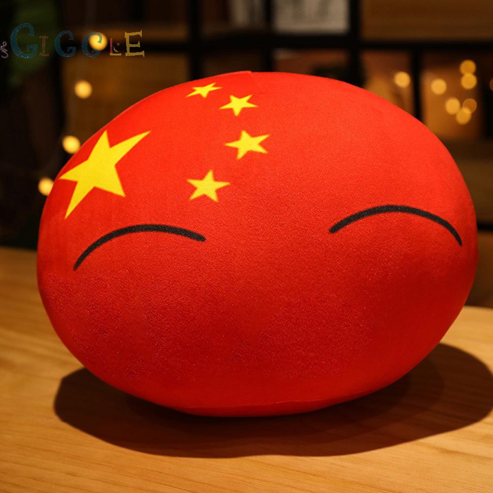 【GIGGLE】30cm Polandball Plush Ball Toy Countryball Plush World Contries Throw Pillow Stuffed Animals