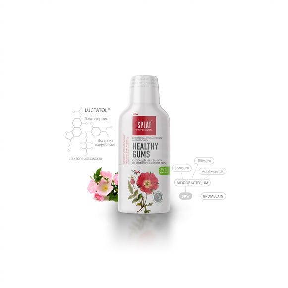 Nước Súc Miệng SPLAT Healthy Gums Professional series Thành Phần Tự Nhiên, Giúp Nướu Khỏe Mạnh, Giảm Mùi Hôi 275ml