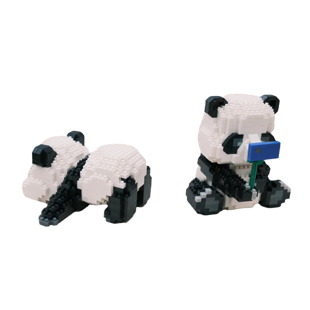 Đồ Chơi Lego Lắp Ráp Hình Gấu Trúc Hoạt Hình Dễ Thương