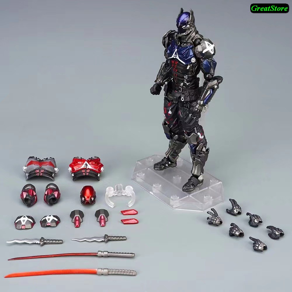 Mô hình Batman Arkham Knight phong cách Yamaguchi action Figure FIGMA 18 cm