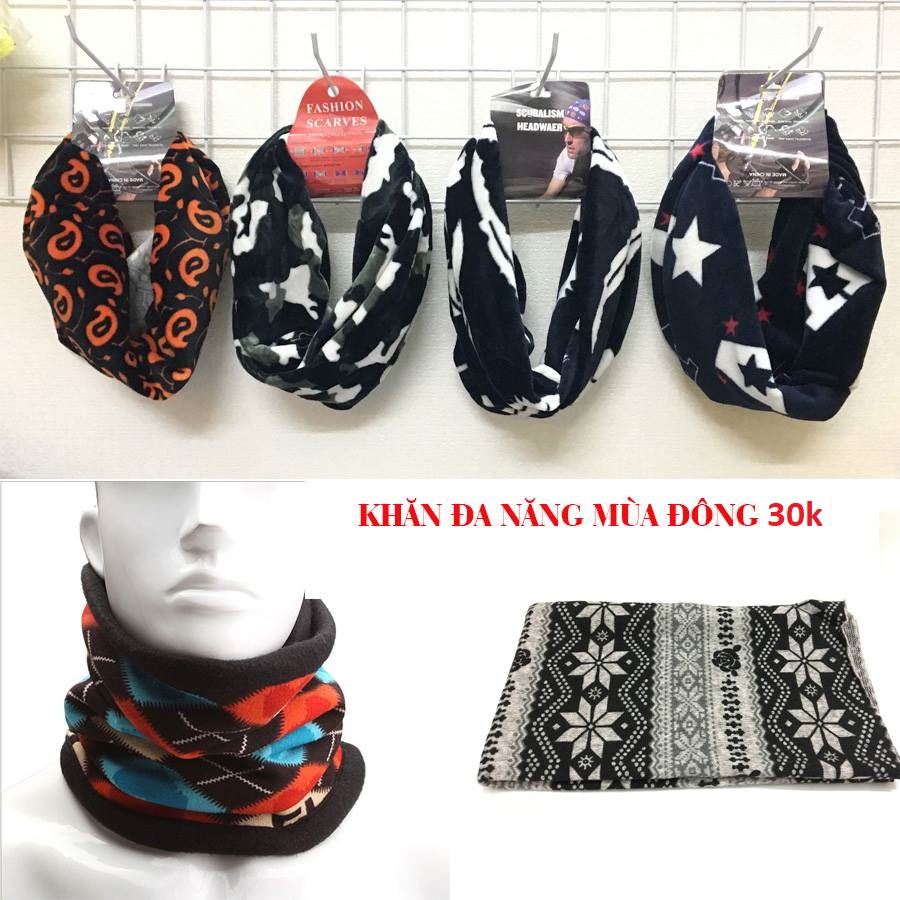 Khăn bịt mặt đa năng chống bụi khi đi xe máy/đi phượt