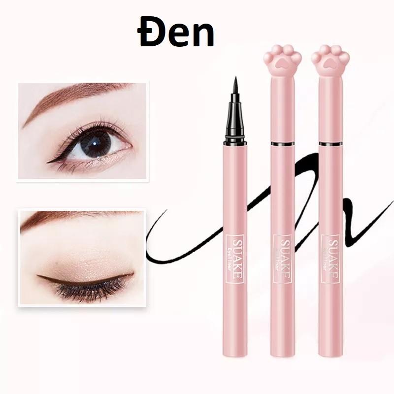 Bút kẻ mắt nước Suake lâu trôi chống thấm nước không nhòe nội địa Trung màu hồng siêu đáng iu