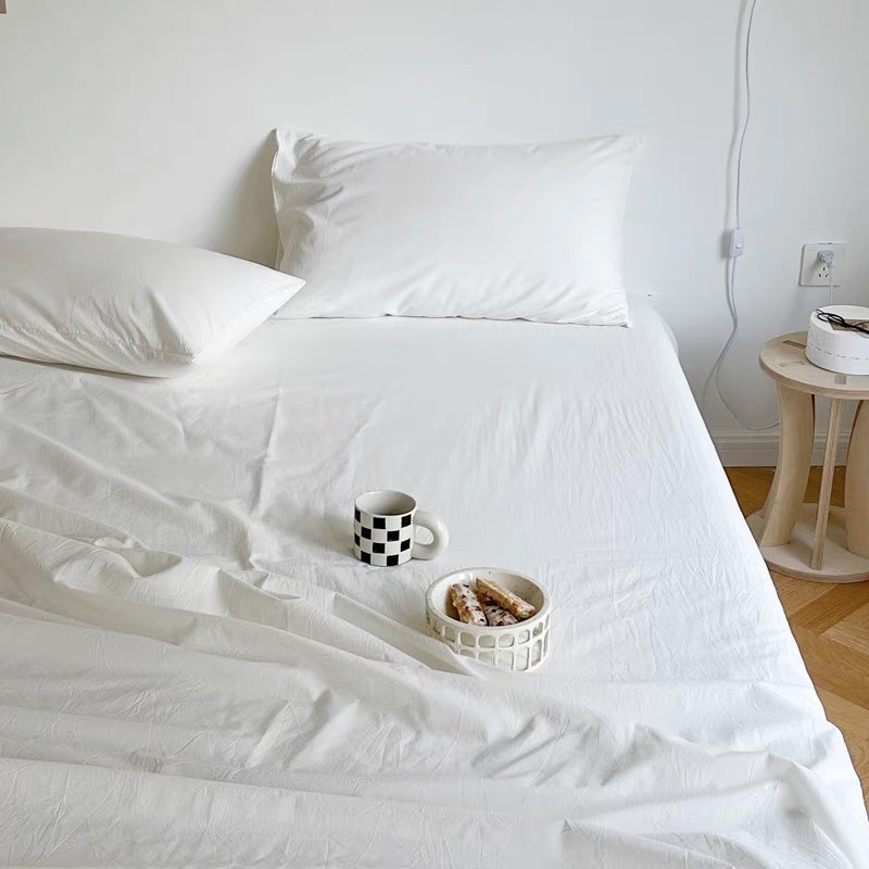 Vỏ Ga Lẻ Ga Giường Bọc Nệm Chất Liệu Cotton Tici Cao Cấp Thoáng Mát
