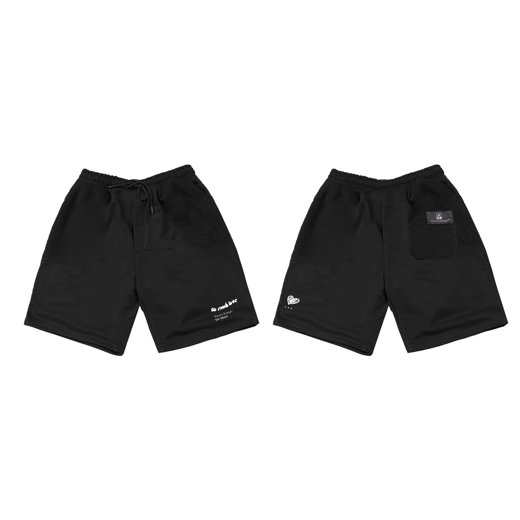MONATA BLUELIGHT Sweat short Heart - Quần short nỉ