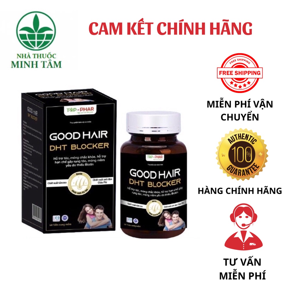 DHT Blocker Good Hair Chống DHT - Hỗ trợ mọc tóc - Giảm nhờn da đầu - Ngăn rụng tóc