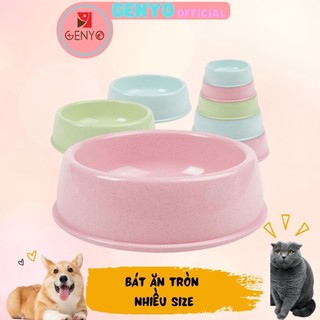 Bát ăn cao cấp cho chó mèo dễ rửa chống trượt siêu tốt ( màu ngẫu nhiên )