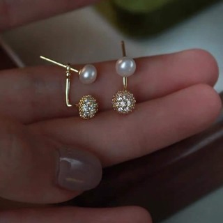 Khuyên tai bông tai ngọc đá gài sau đeo 2 kiểu I 2 GIRLS ACCESSORIES I