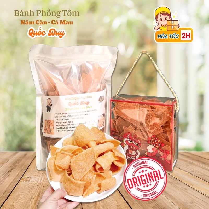 Bánh phồng tôm Năm Căn-Cà Mau
