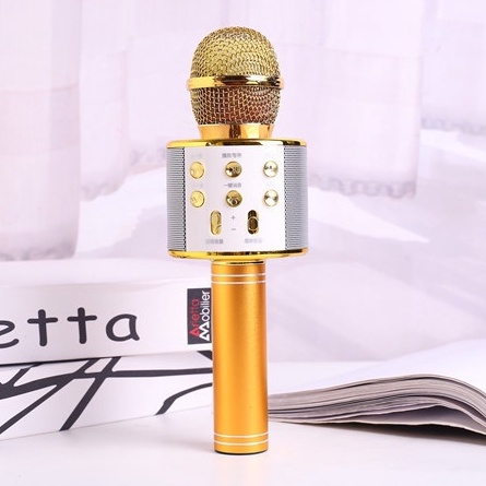 MIC HÁT CẦM TAY WS-858 TÍCH HỢP LOA , AM THANH SẮC NÉT , BASS CĂNG , HÁT CỰC HAY , BẢO HÀNH 121 THÁNG | BigBuy360 - bigbuy360.vn