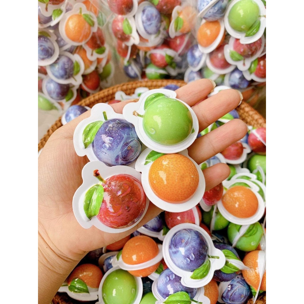 Kẹo Omai trái cây 3d 500g Lhyfood đồ ăn vặt hà nội