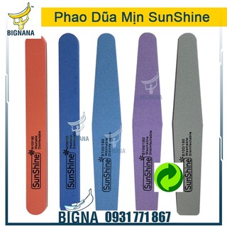 Phao dũa mịn sunshine, buffer lục giác, phào dũa móng dạng thanh 2 mặt chuyên dụng làm nail