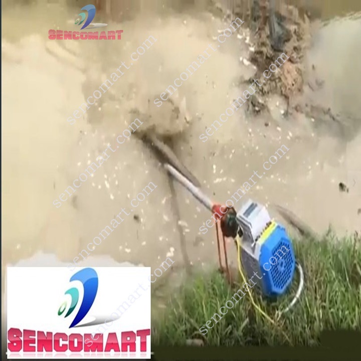Máy hút bùn cát,chất thải của ao hồ gắn động cơ 2,2kw