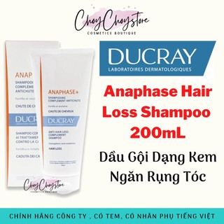 [TEM CTY] Dầu Gội Ducray Anaphase 200mL - Dầu Gội Dạng Kem Ngăn Rụng Tóc