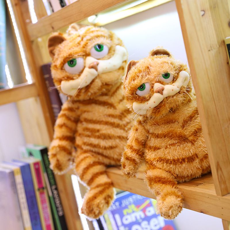 Đồ chơi hoạt hình garfield sang trọng mèo béo thú nhồi bông mềm teddy 12/18 '' gối búp bê