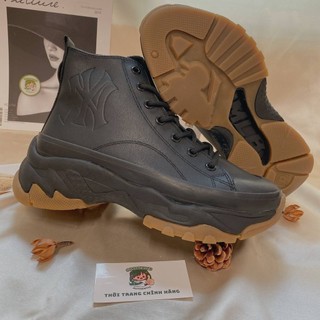 Giày mlb chunky high đen black