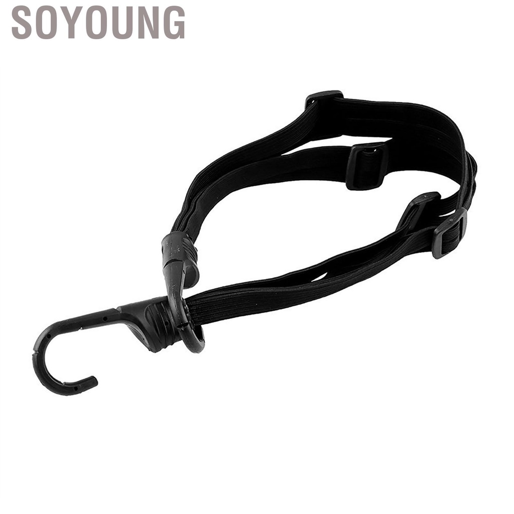 Soyoung Motorcycle Luggage Rope Retractable Universal Helmet Hook Elastic for Bicycle Motorbike