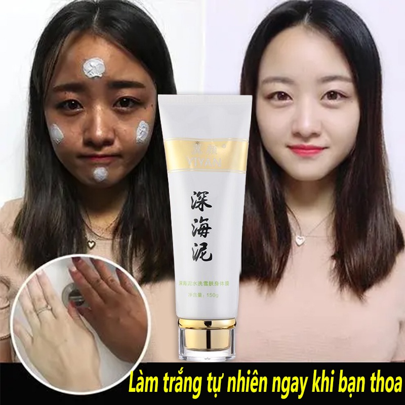 kem dưỡng trắng cơ thể bùn biển sâu dưỡng ẩm da làm trắng da toàn thân không gây kích Làm trắng nhanh chóng Niacinamide