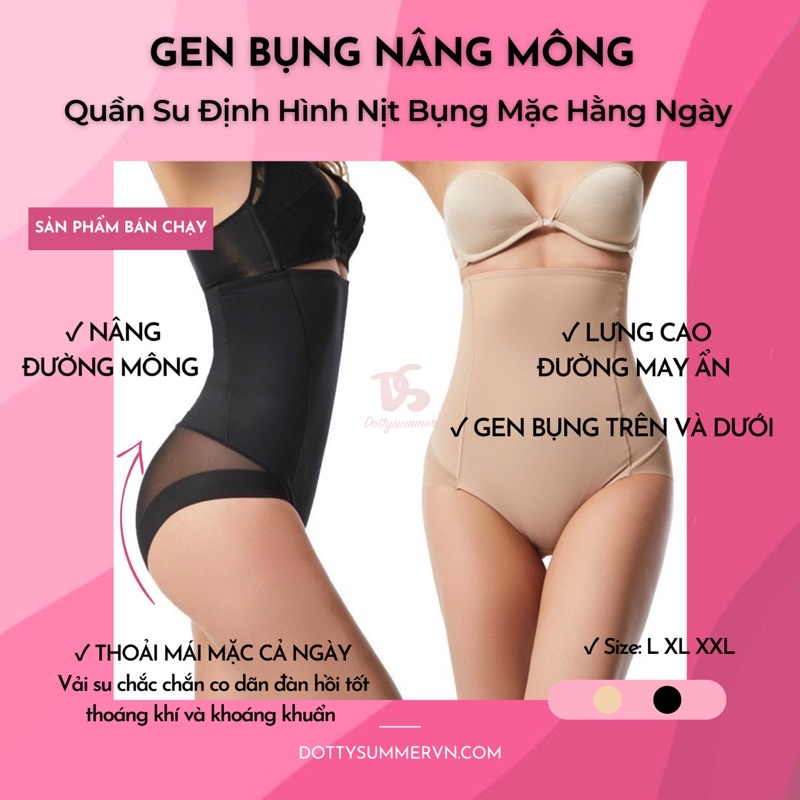 [Siêu Phẩm Gen Tàng Hình] Quần Lót Nữ Gen Nịt Bụng Thon Gọn Lọt Khe Không Hằn Lên Trang Phục Jockey Xuất Xịn