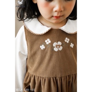 Set váy nhung kèm áo sơ mi