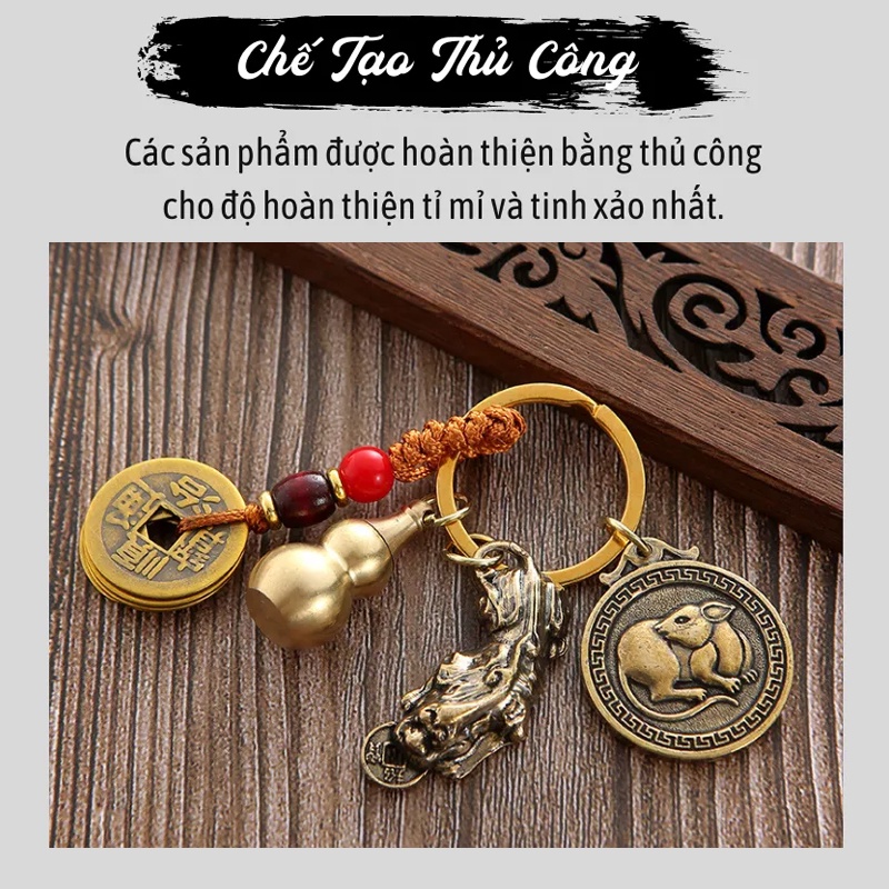Móc Khóa Treo Xe Máy, Xe Hơi Tuổi Dần Con Cọp Hổ Ông Mười Ba Chúa Sơn Lâm Phong Thủy Tết Nguyên Đán 2023 Legaxi