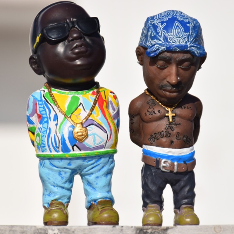 Đồ trang trí bàn làm việc Biggie Nhựa 2pac