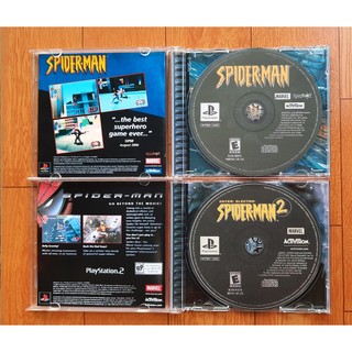 Game ps1 spiderman 1+2 no brand