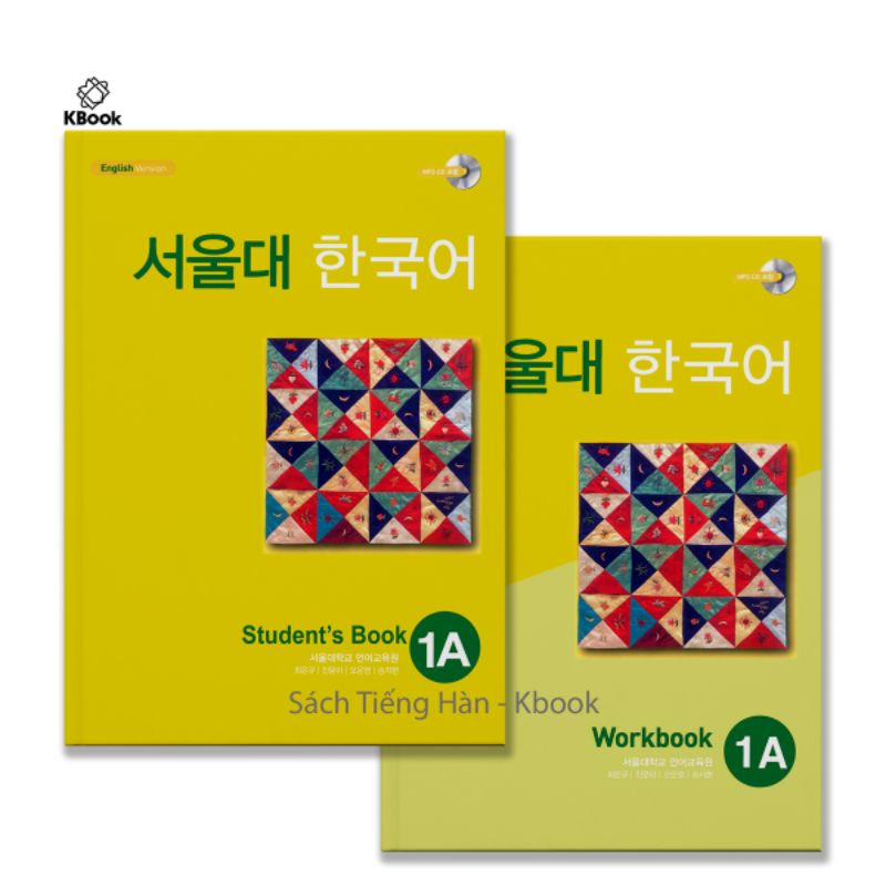 Combo (SGK+SBT) Seoul 1A- 서울대 한국어 1A (Bản màu đẹp)