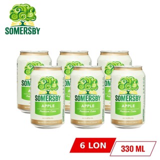 Lốc 6 lon nước táo lên men somersby 330ml