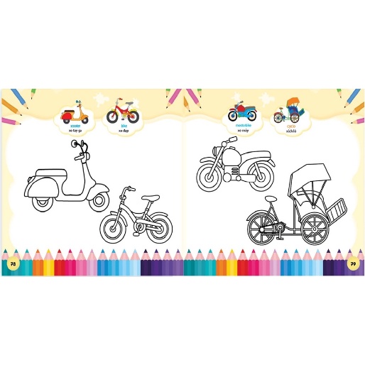 Tô màu 9999 cho bé