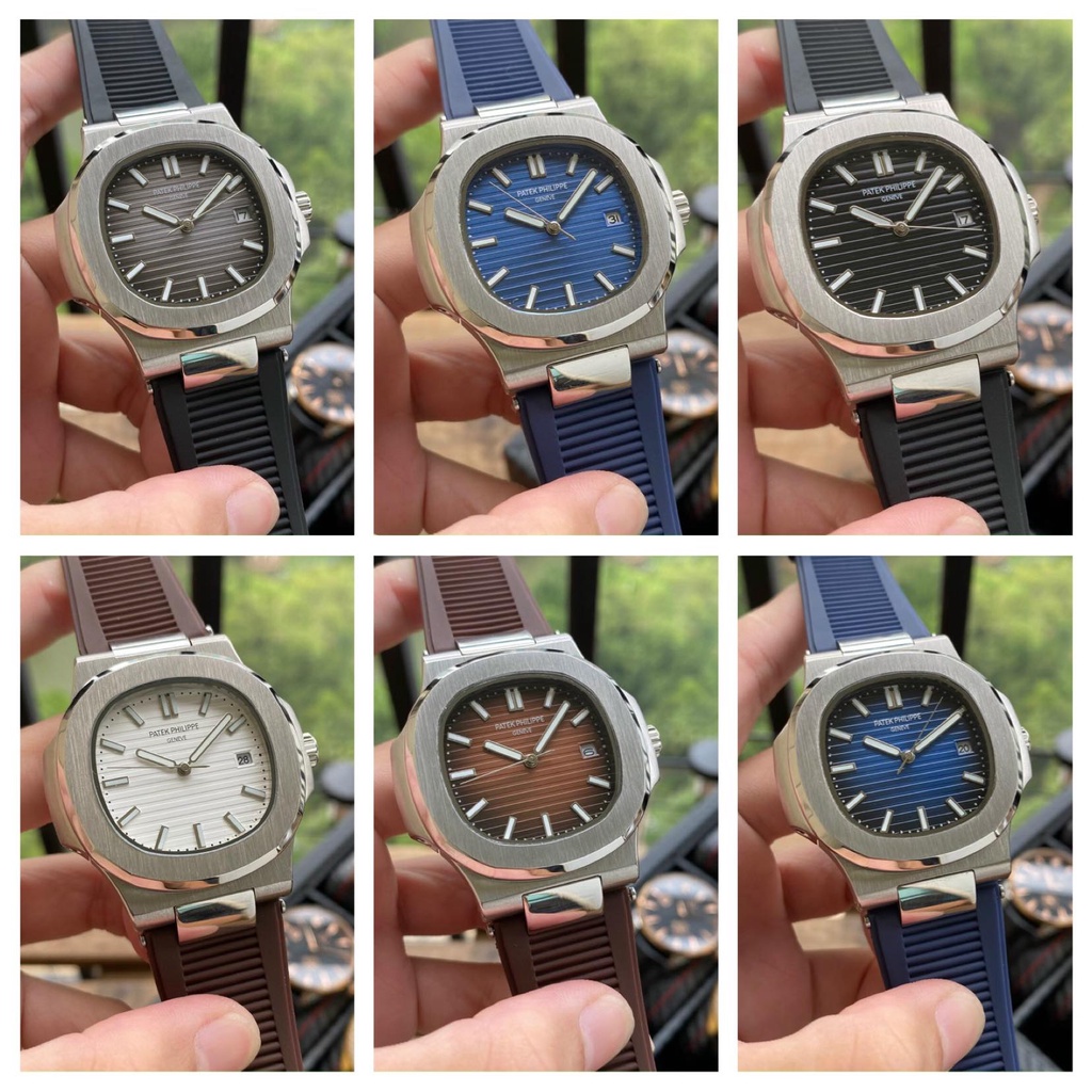 ĐỒNG HỒ NAM PATEK PHILIPE 5711 Trơn CS -khung thép- Automatic- 40mm- chống nước- BẢO HÀNH 2năm