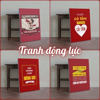 Tranh văn phòng, Tranh slogan thể hiện văn hóa doanh nghệp, cổ động tinh thần làm việc của đội nhóm | 3H
