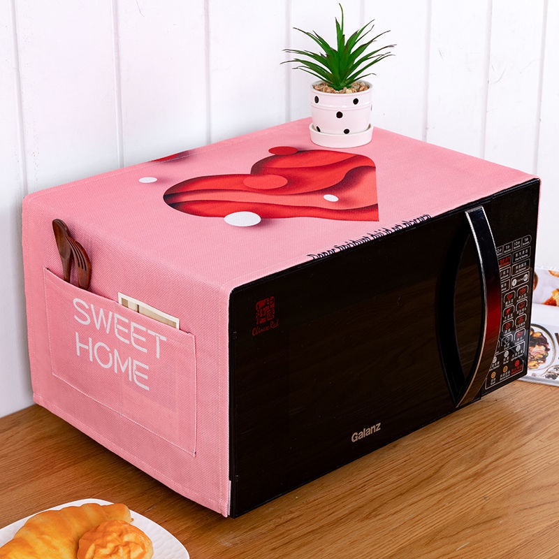 Khăn phủ lò vi sóng mới Tấm Phủ Lò Nướng Chống dầu chống nước Midea Galanz thông dụng tấm phủ chống 