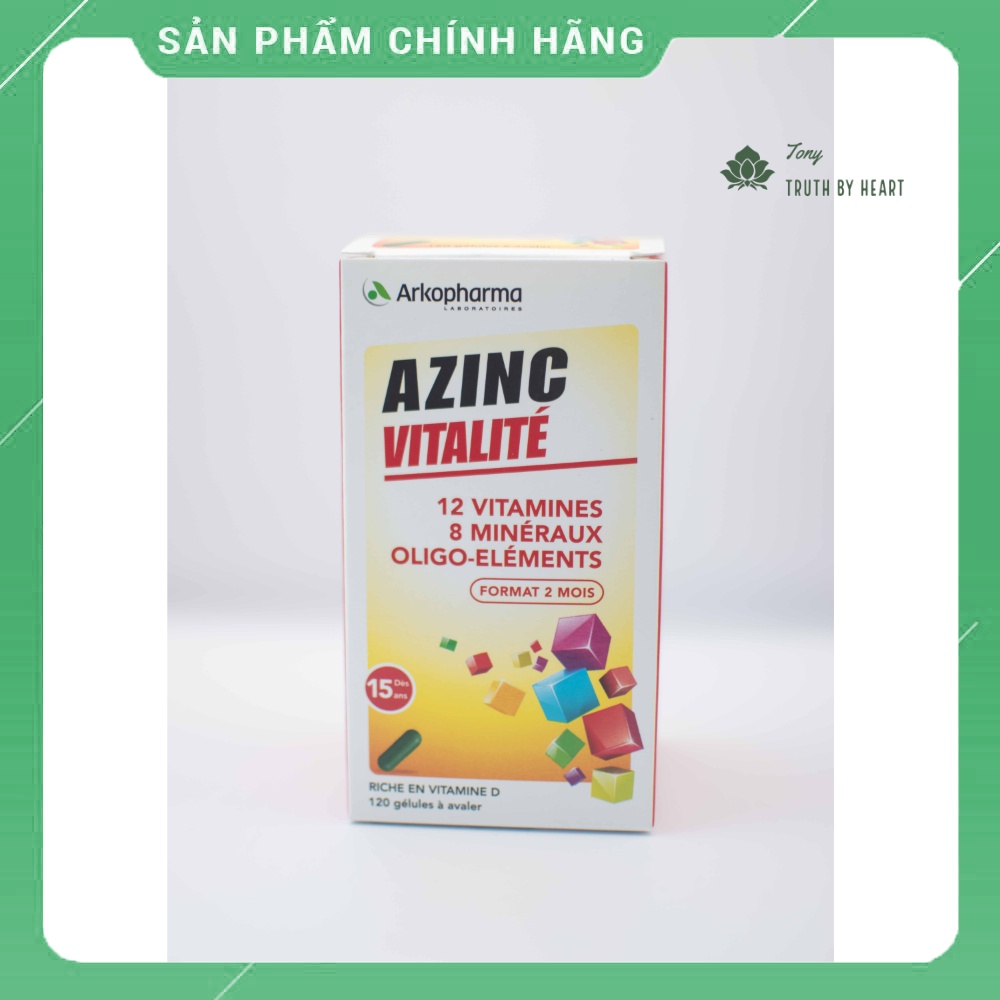 Viên uống bổ sung Vitamin tổng hợp Azinc Vitalité Arkopharma - Pháp