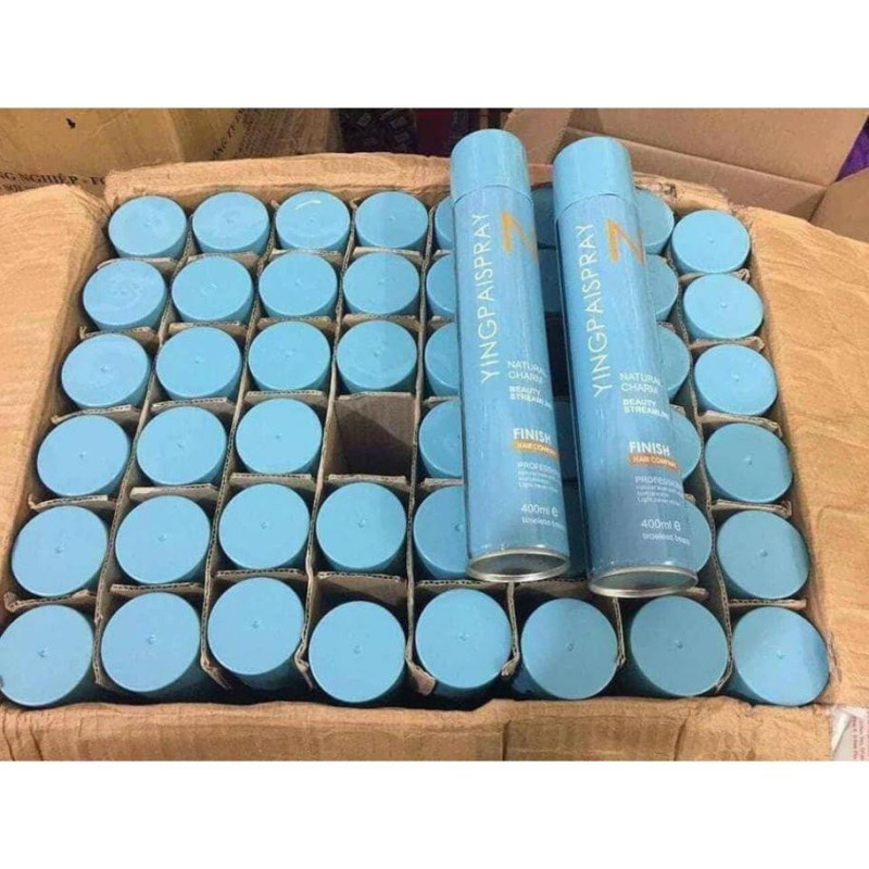 Gôm Xịt Tóc N Finish Yingku spay siêu cứng giữ nếp 400ml _ Camy shop68