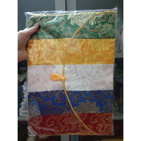 Túi gấm ngũ sắc đựng Kinh Sách cỡ A4