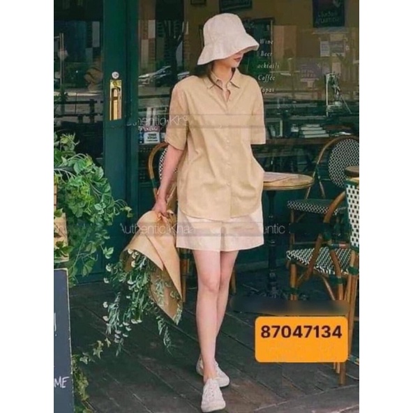 SƠ MI NÂU MANGO AUTHENTIC MÃ 87047134
