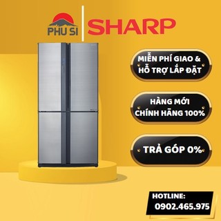 [MIỄN PHÍ GIAO LẮP] SJ-FX631V-SL - Tủ lạnh Sharp SJ-FX631V-SL, 626L, Inverter