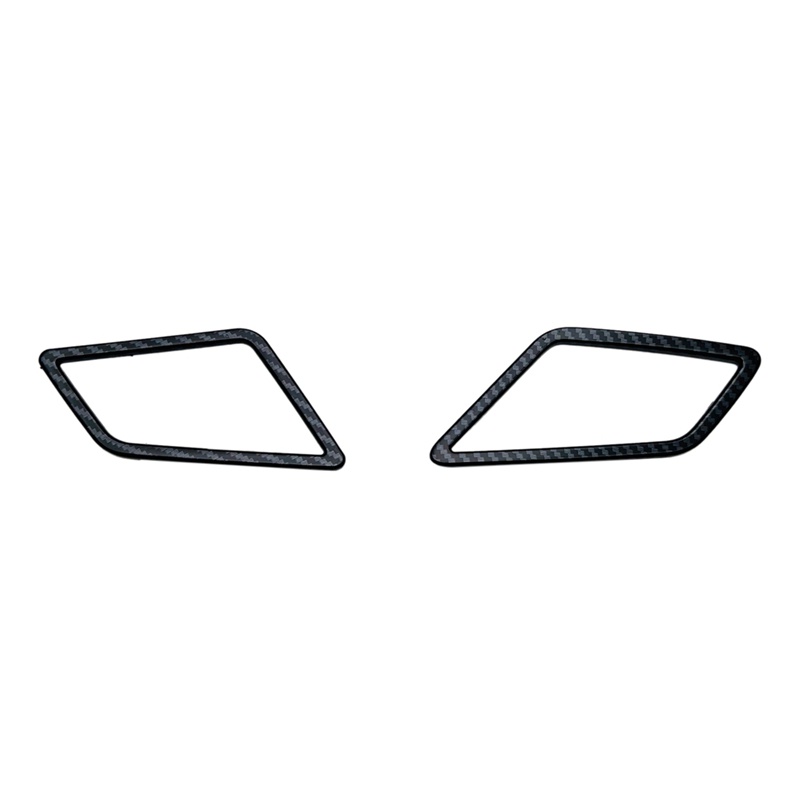 Khung Dán Trang Trí Lỗ Thông Gió Bằng Sợi Carbon Cho Mitsubishi Outlander 2022 2023 RHD