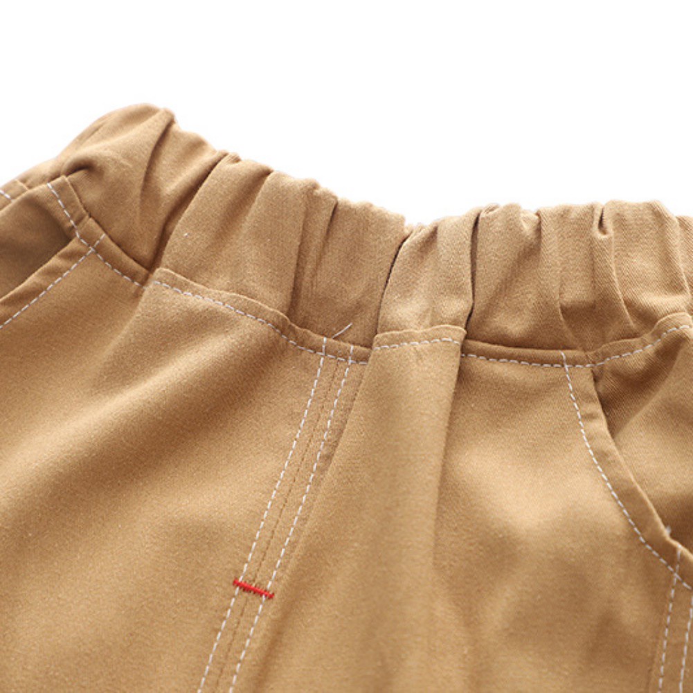 Set Áo Sơ Mi Kẻ Sọc + Quần Dài Phong Cách Hàn Quốc Cho Bé