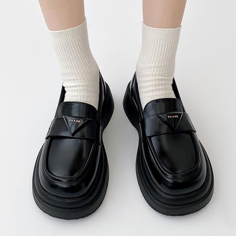 - Giày nữ Oxford phong cách Nhật Bản Đế Cao khóa tam giác trend 2023