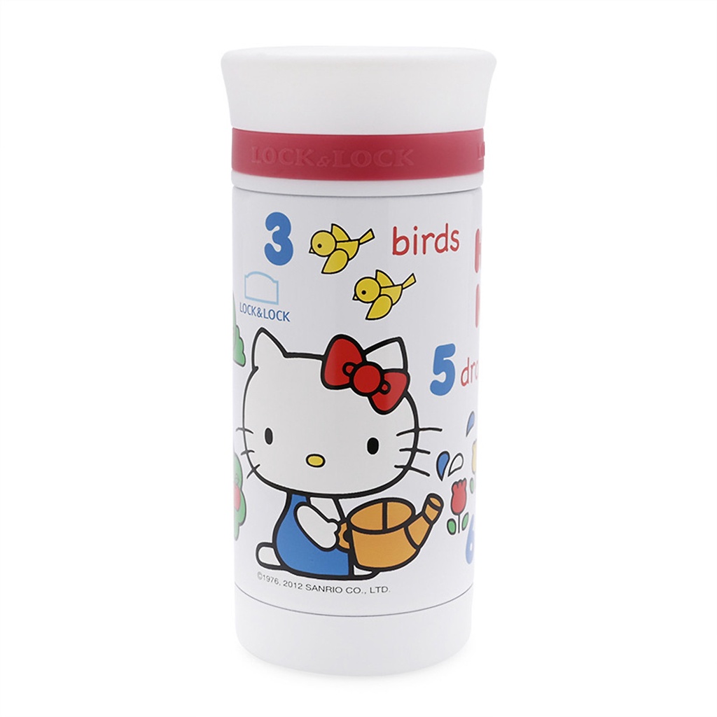 Bình Giữ Nhiệt Lock&Lock Hello Kitty Clever Number HKT350W (200ml)