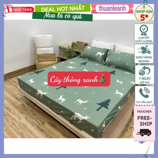 Bộ ga gối Coton Poly, nhiều mẫu mới 1m,1m2,1m4,1m5,1m6,1m8,2m(chát chọn mẫu)