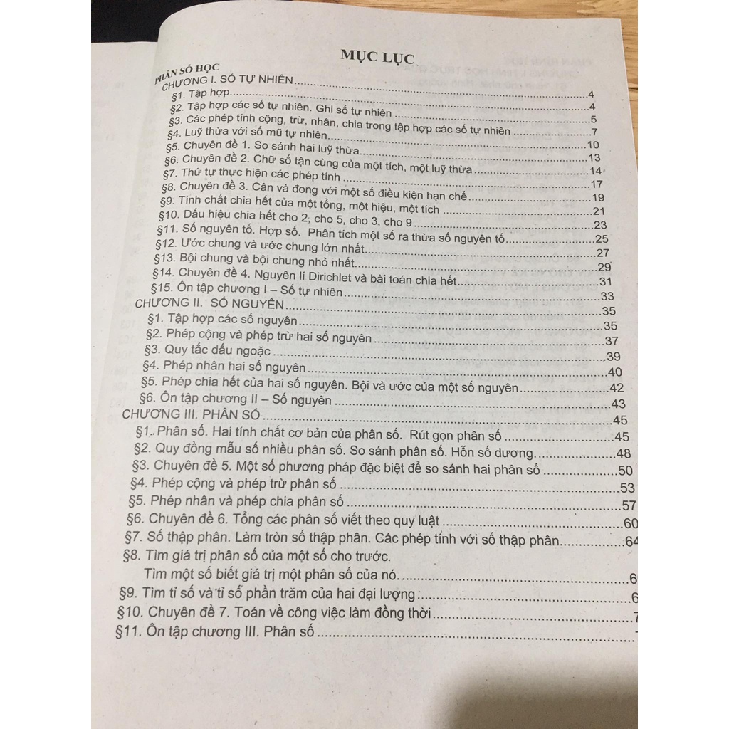 Sách Bài Tập Nâng Cao Và Một Số Chuyên Đề Toán Lớp 6